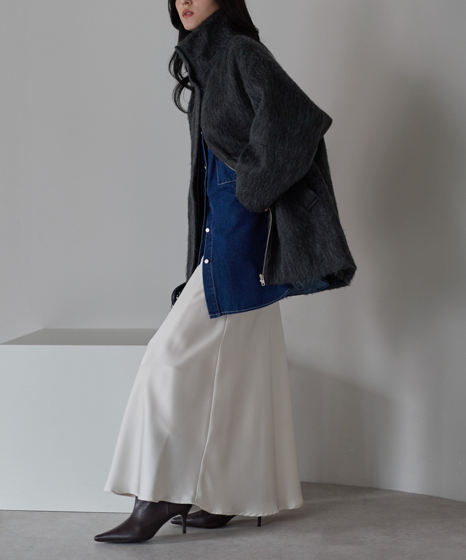 model：161cm
着用サイズ：FREE