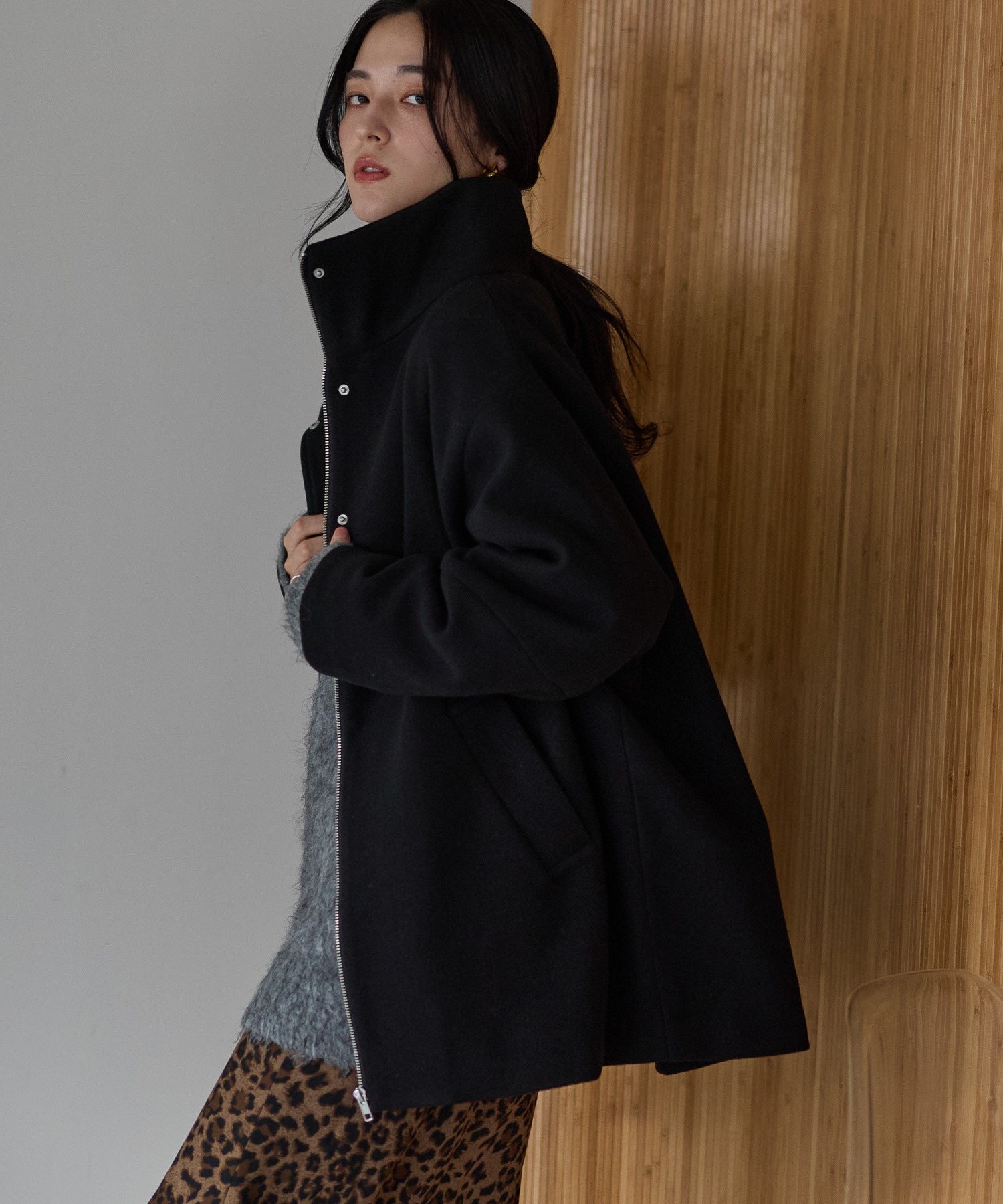 model：161cm
着用サイズ：FREE