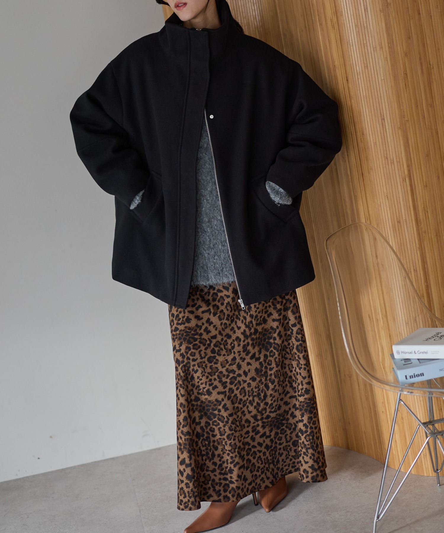 model：161cm
着用サイズ：FREE