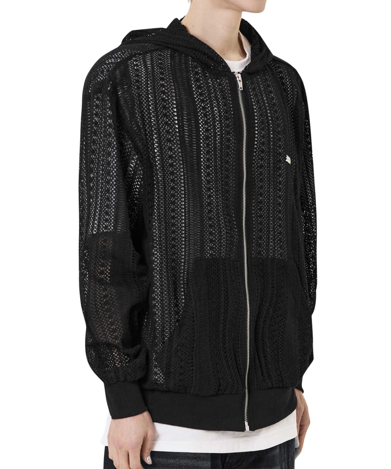 OY フード付きパーカー ロゴプリント OY パーカー 「OY/オーワイ」LAYERED CUTTING LOGO HOODIE