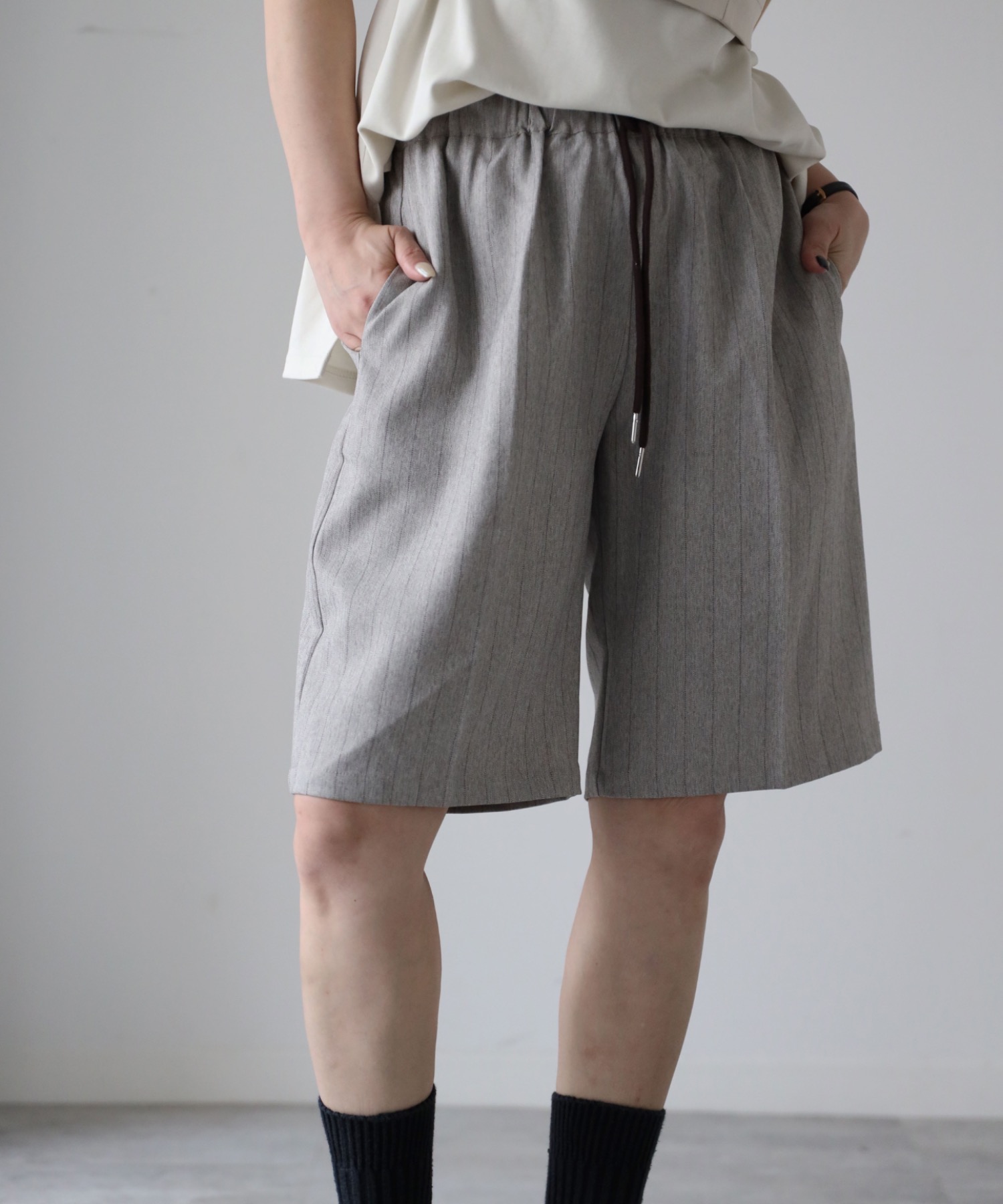 model：155cm. 着用サイズ：FREE