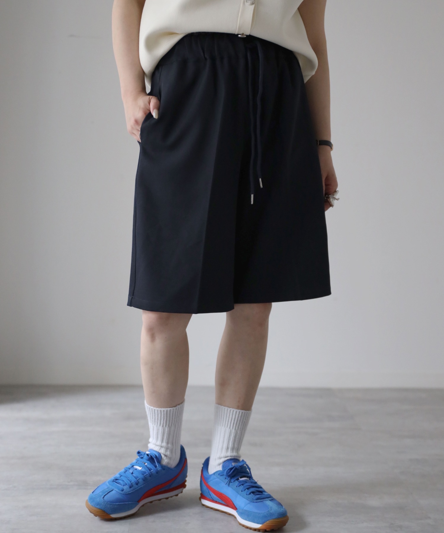 model：155cm. 着用サイズ：FREE