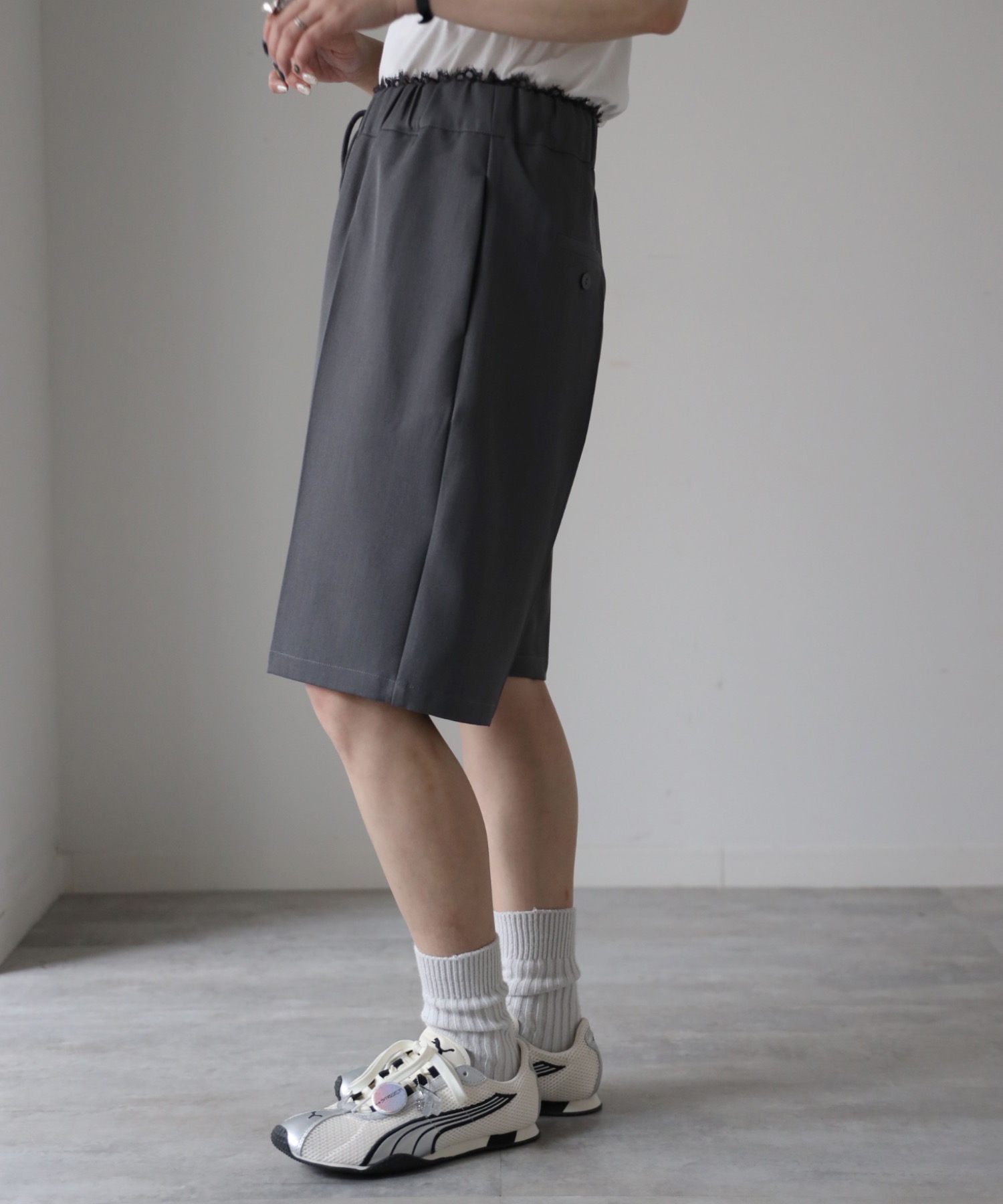 model：155cm. 着用サイズ：FREE