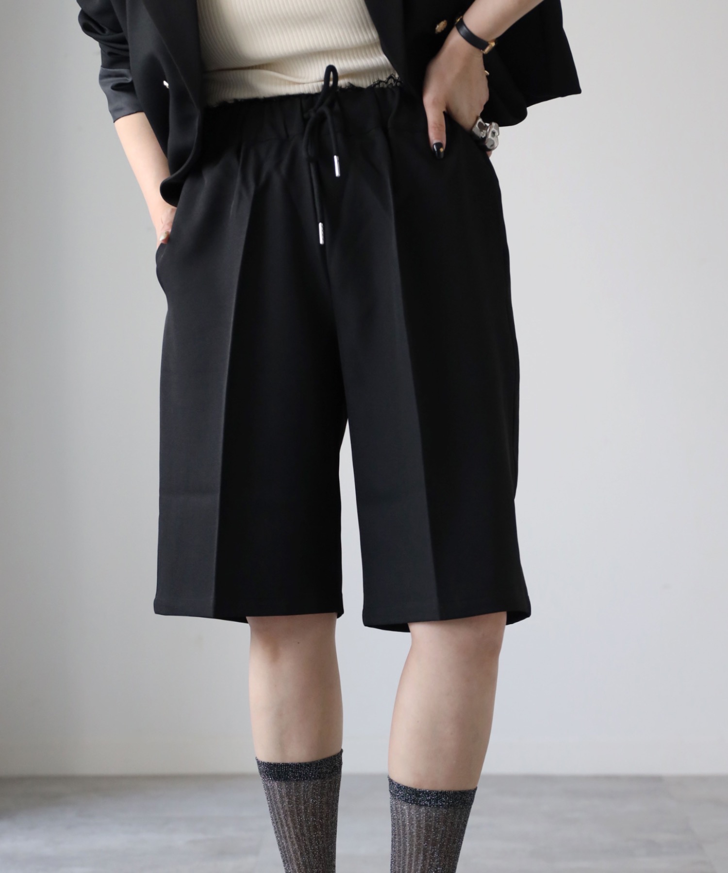 model：155cm. 着用サイズ：FREE