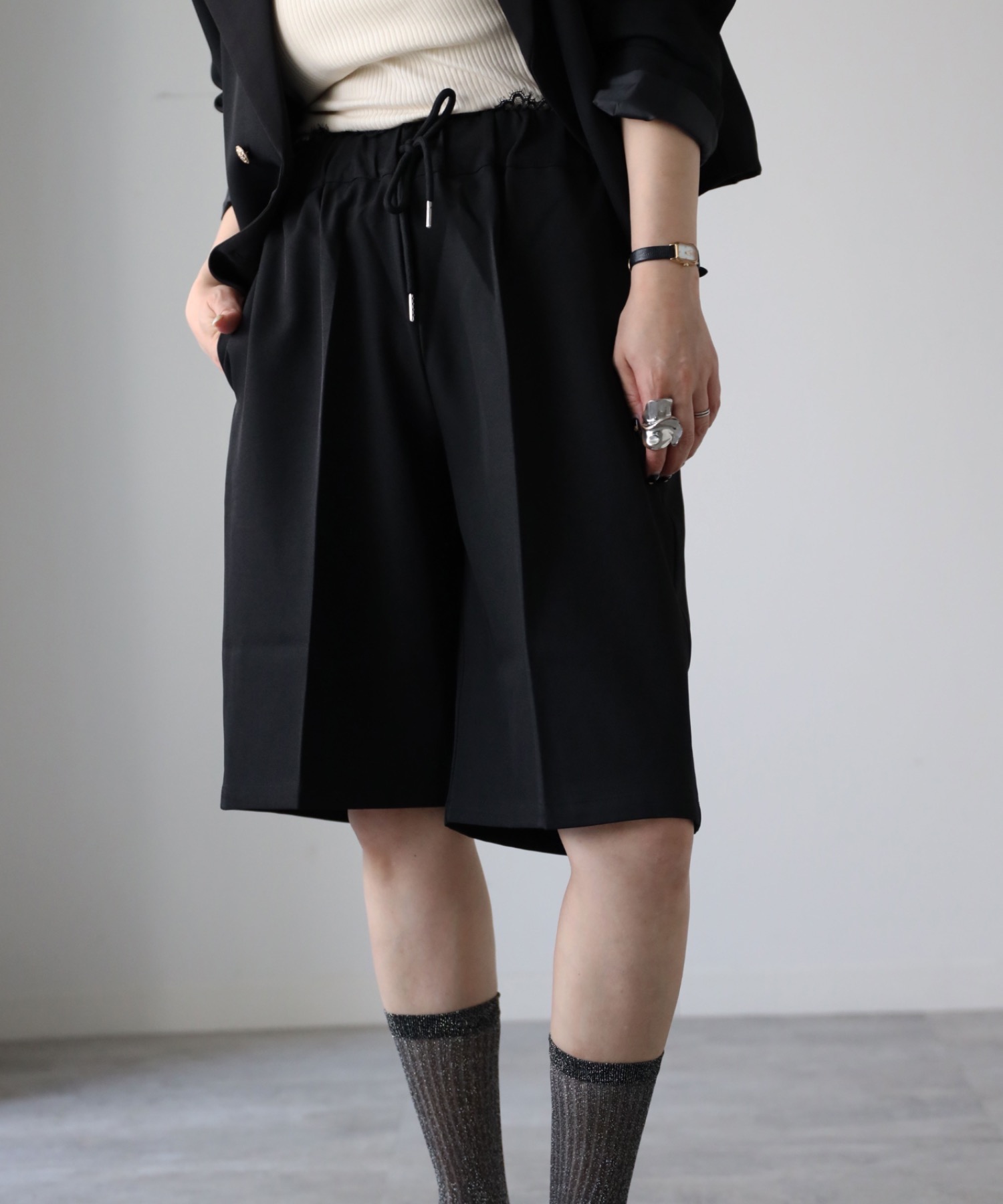 model：155cm. 着用サイズ：FREE