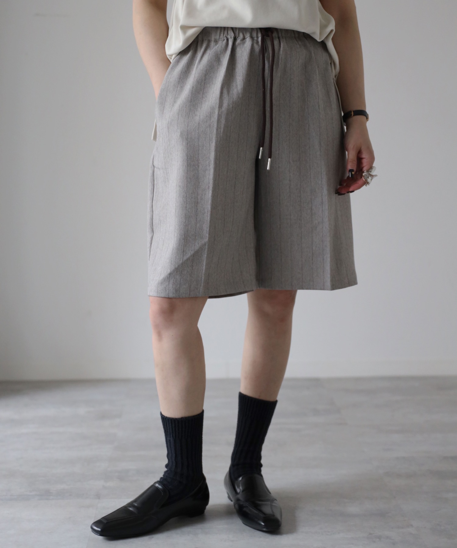model：155cm. 着用サイズ：FREE