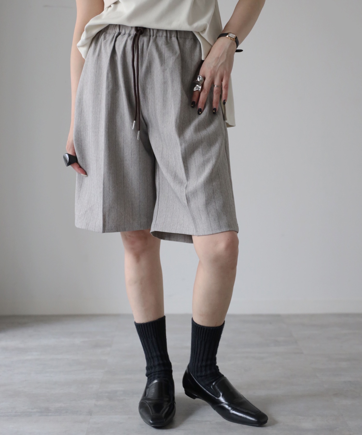model：155cm. 着用サイズ：FREE