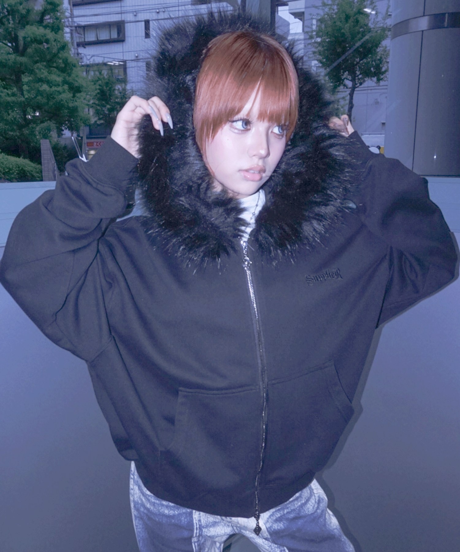 A'GEM/9 × .kom 『SUPPLIER/サプライヤー』限定品 ファー脱着ジップ