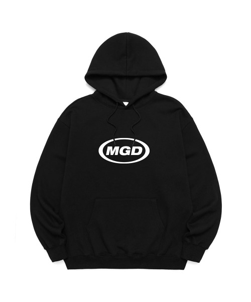 A'GEM/9 × .kom『mahagrid/マハグリッド』MGD OVAL LOGO HOODIE