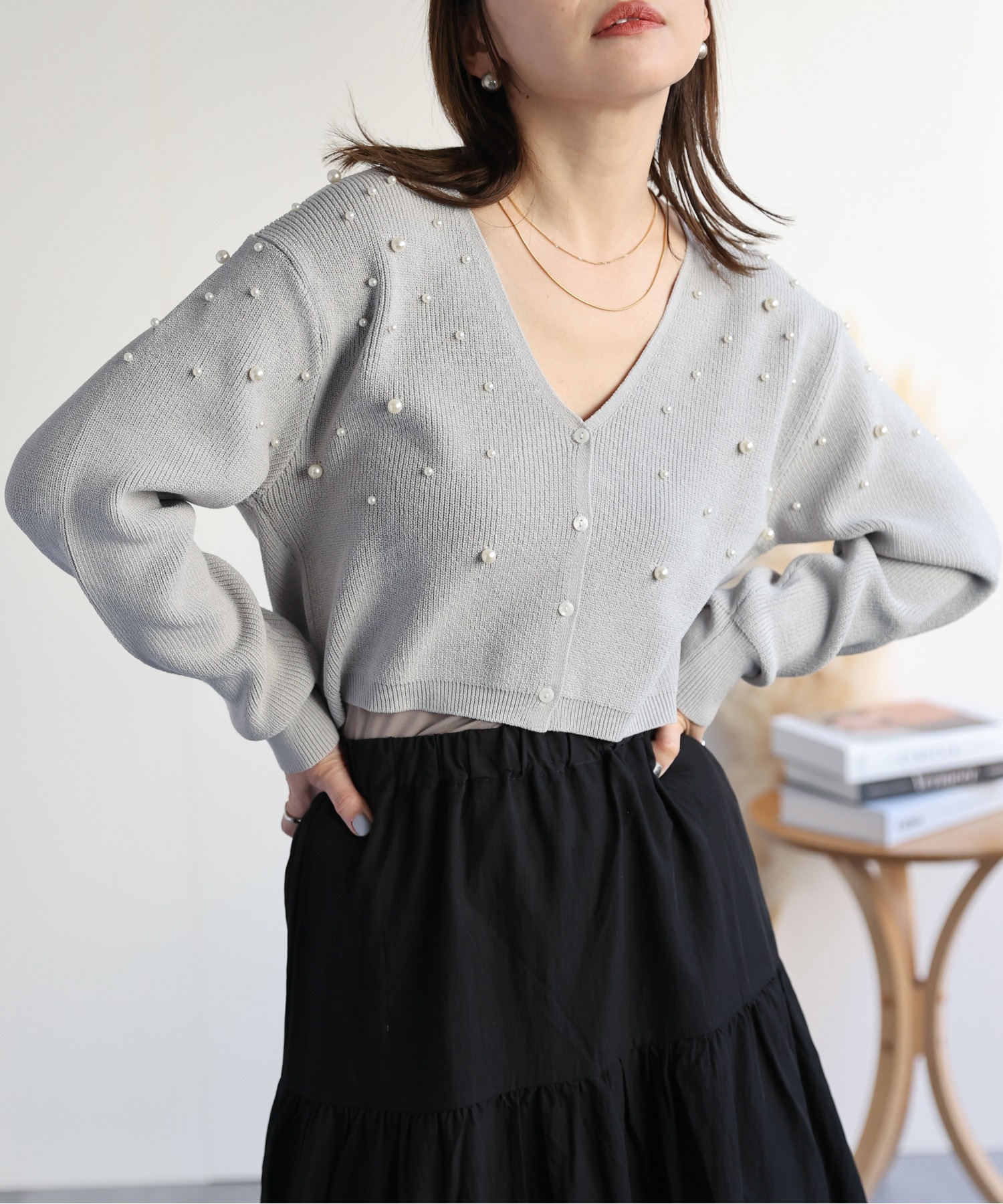 model:162㎝　着用サイズFREE