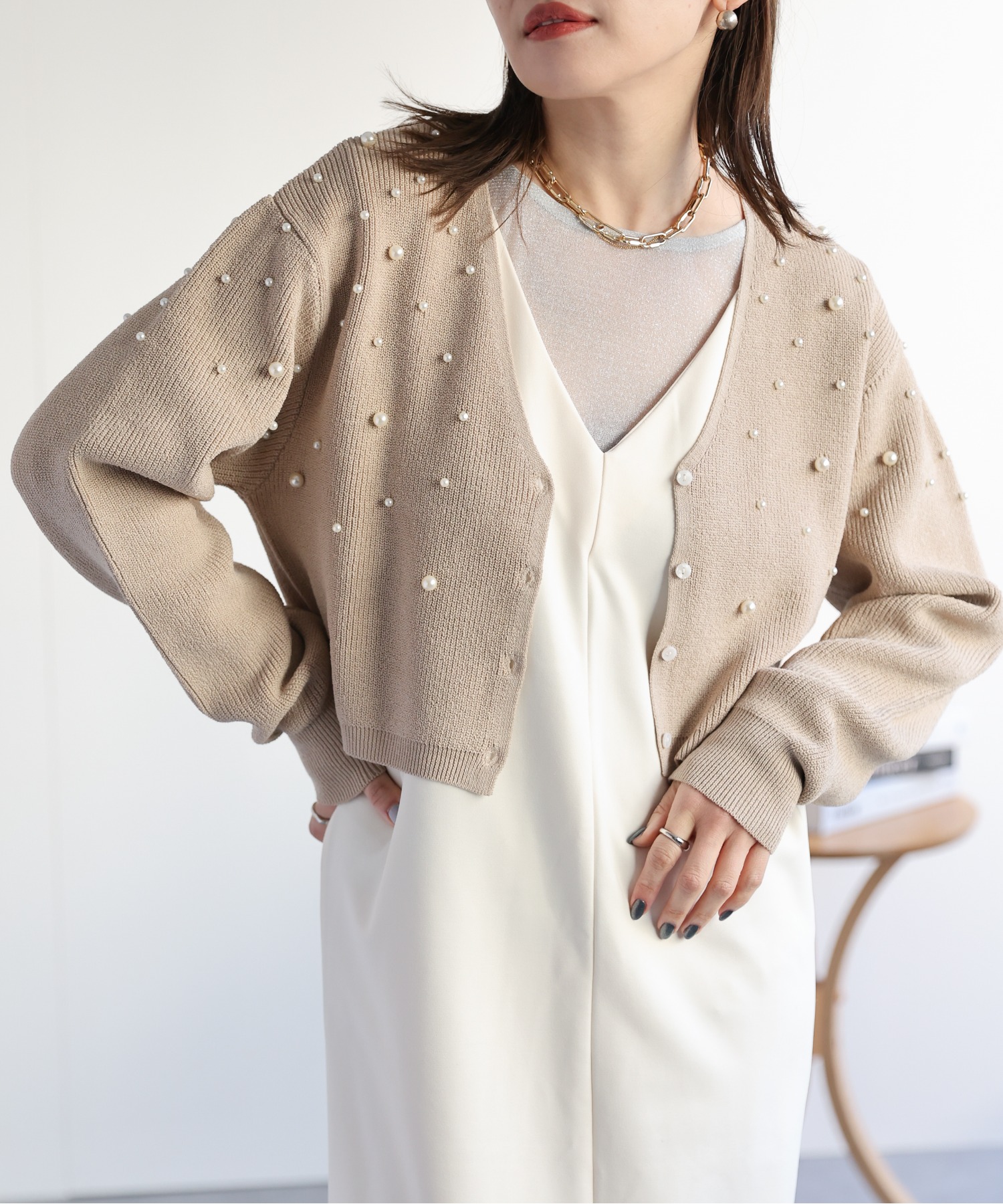 model:162㎝　着用サイズFREE