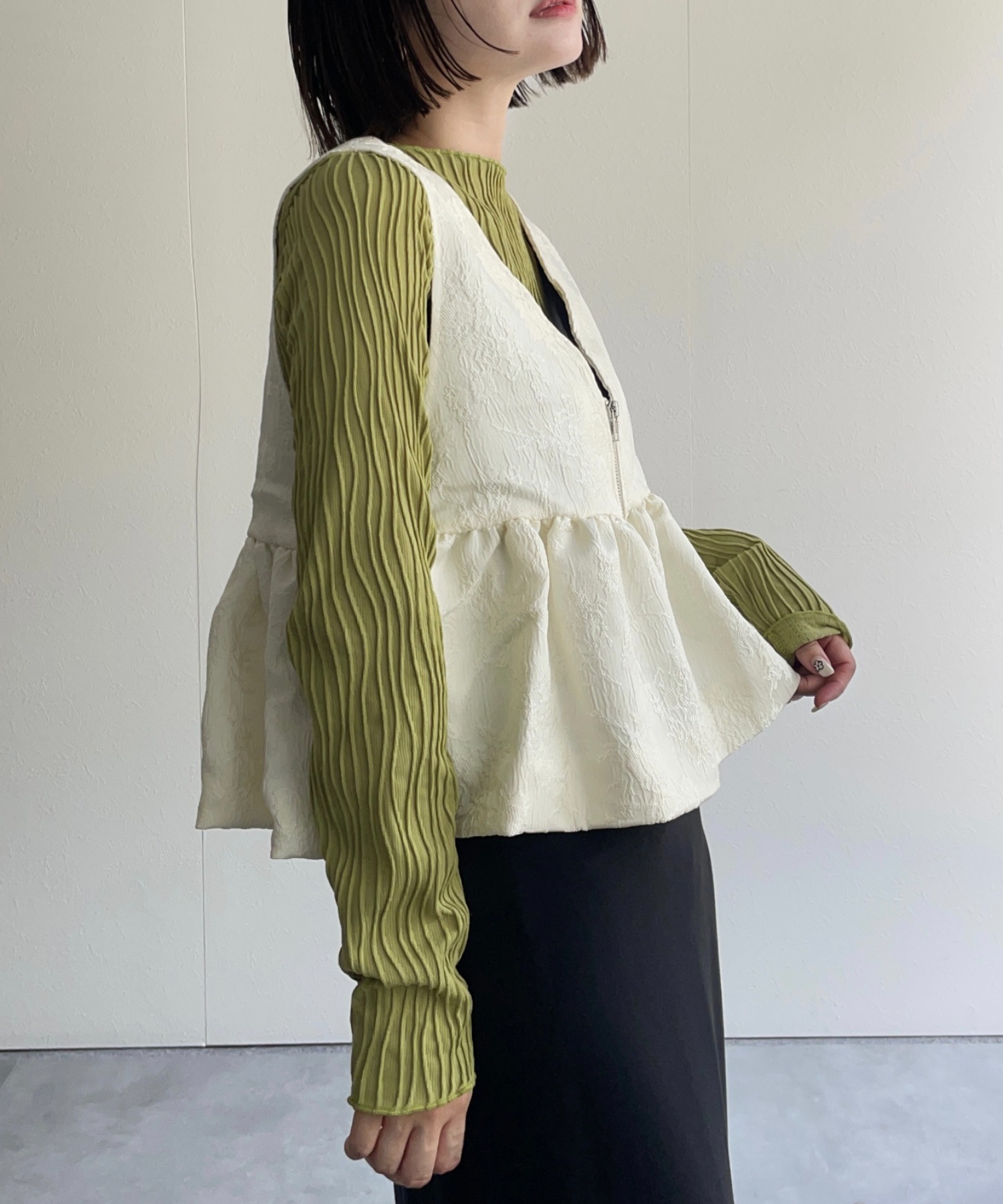 model:162㎝　着用サイズ：FREE