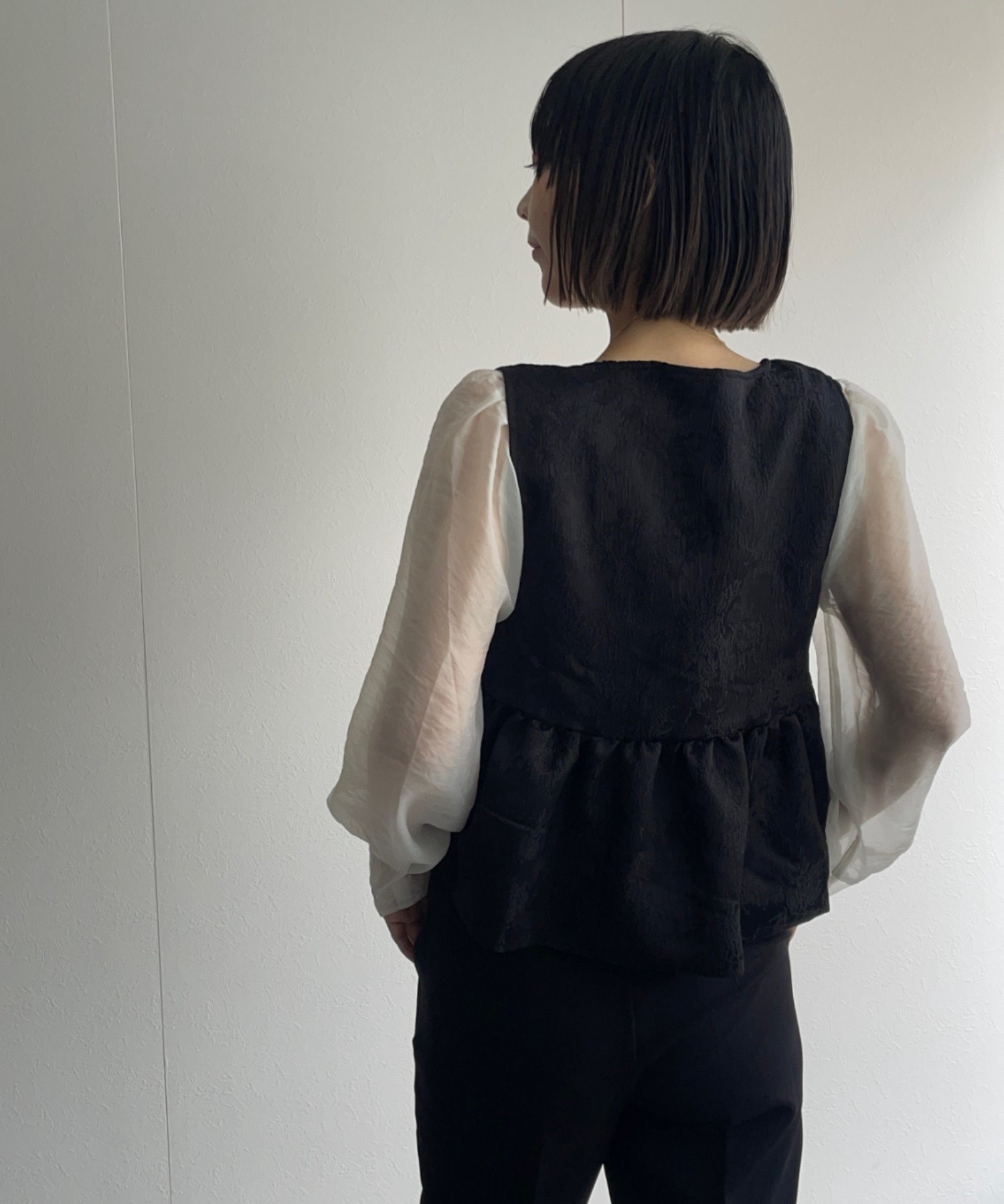 model:162㎝　着用サイズ：FREE