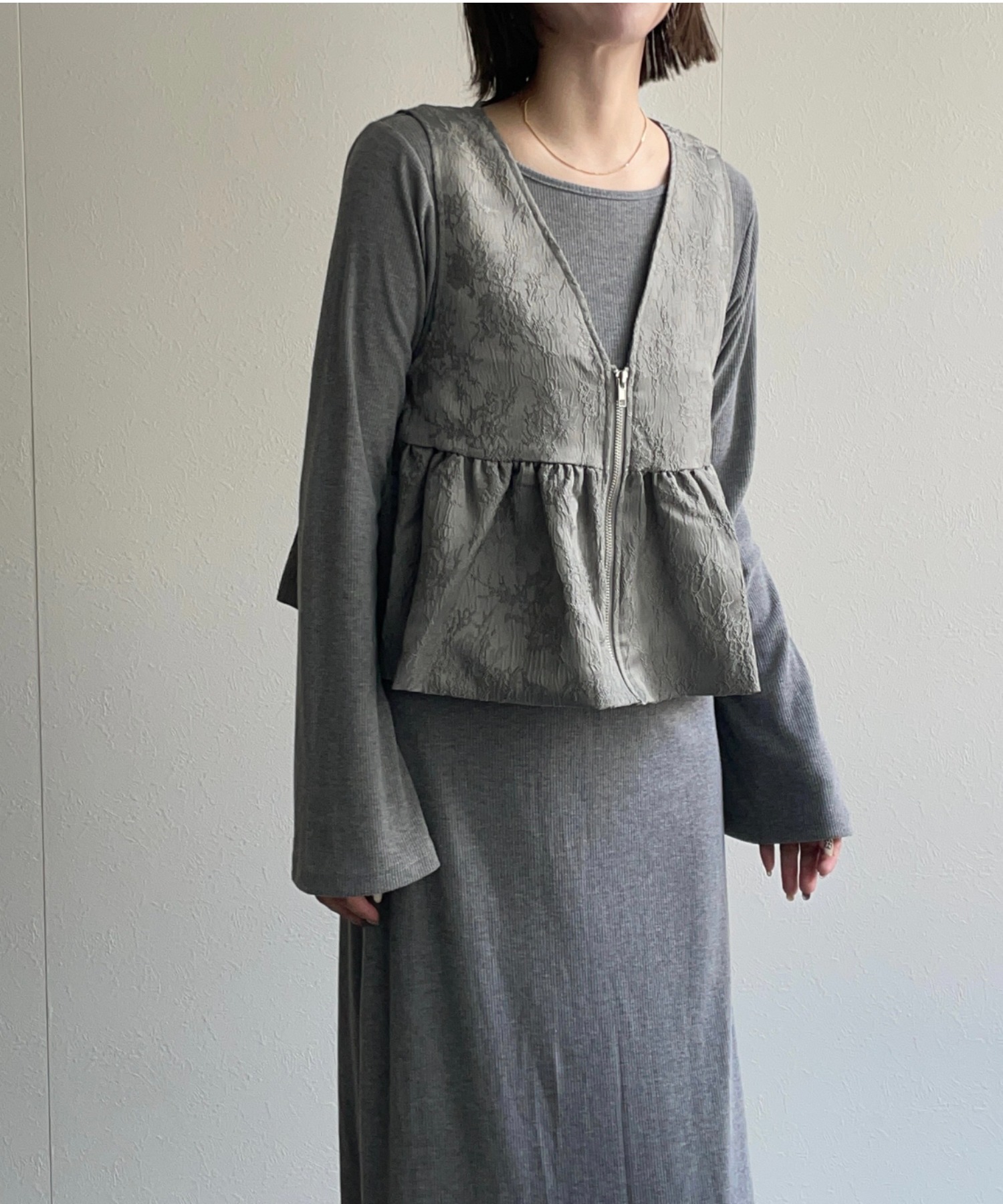 model:162㎝　着用サイズ：FREE
