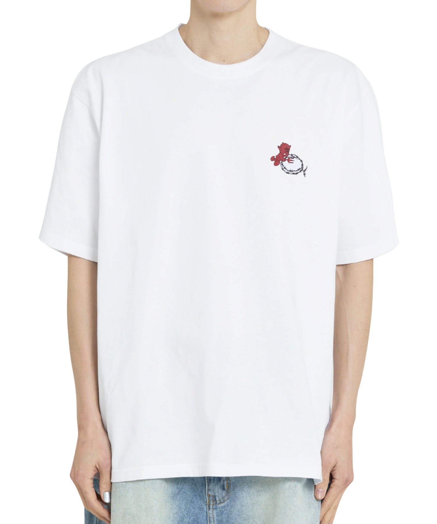 OY/オーワイ』BARBED LOGO DOVY TEE/バーベッドロゴドリーティー