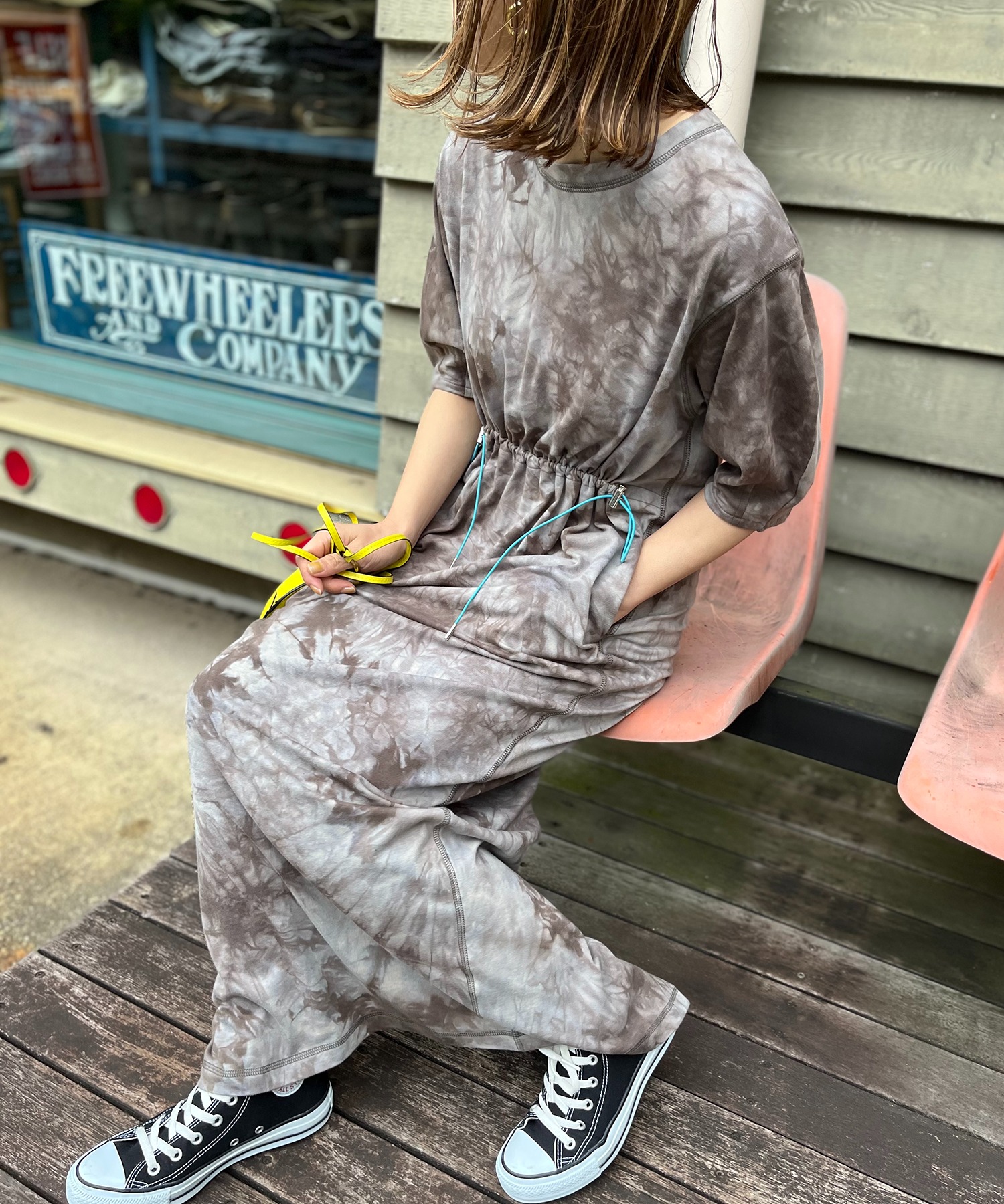 ブラウン
model:154cm 着用サイズ:FREE