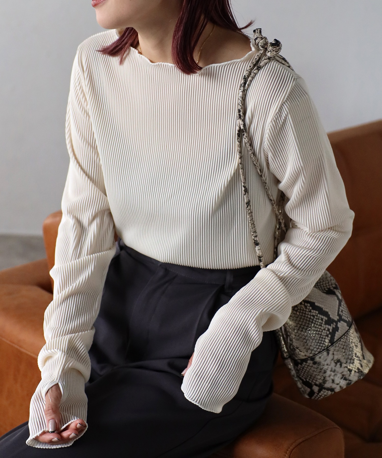 model:162㎝　着用サイズ:FREE