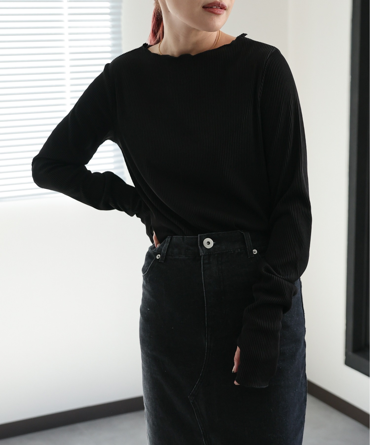 model:162㎝　着用サイズ:FREE