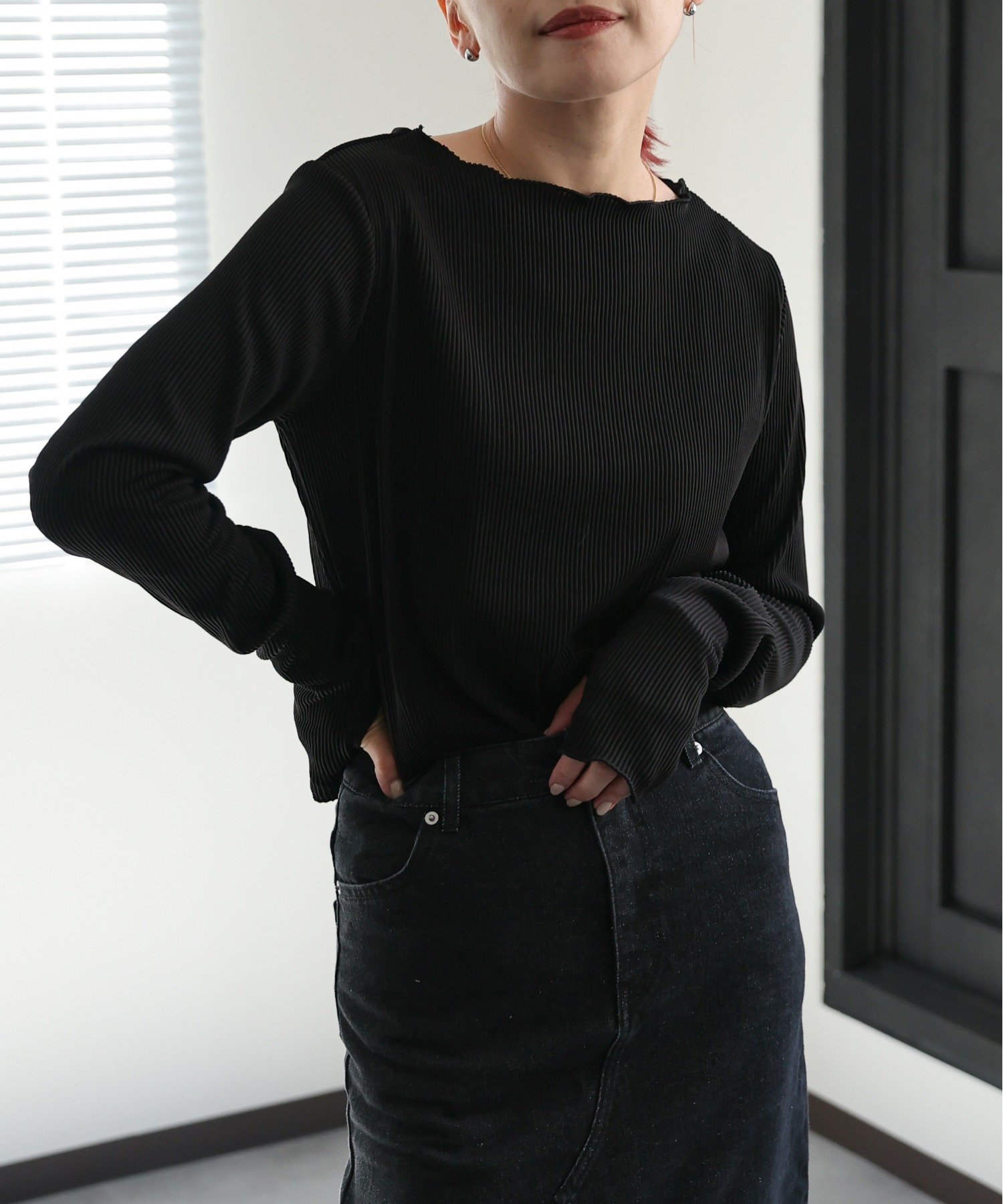 model:162㎝　着用サイズ:FREE