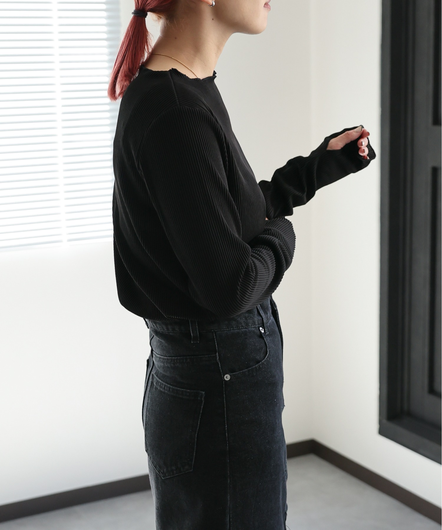 model:162㎝　着用サイズ:FREE
