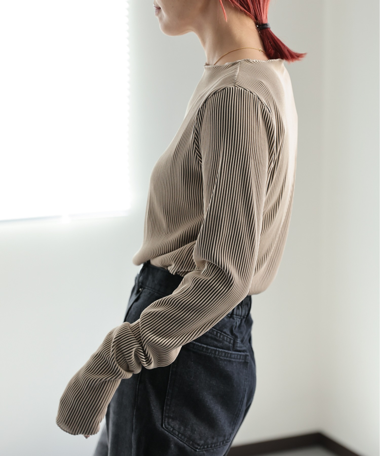 model:162㎝　着用サイズ:FREE