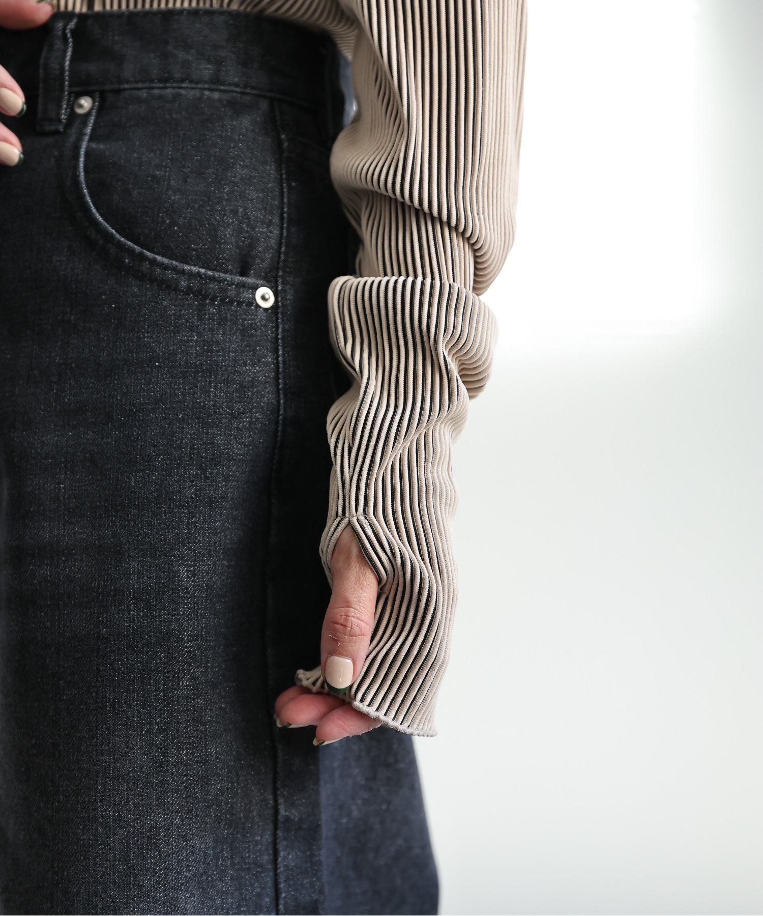 model:162㎝　着用サイズ:FREE