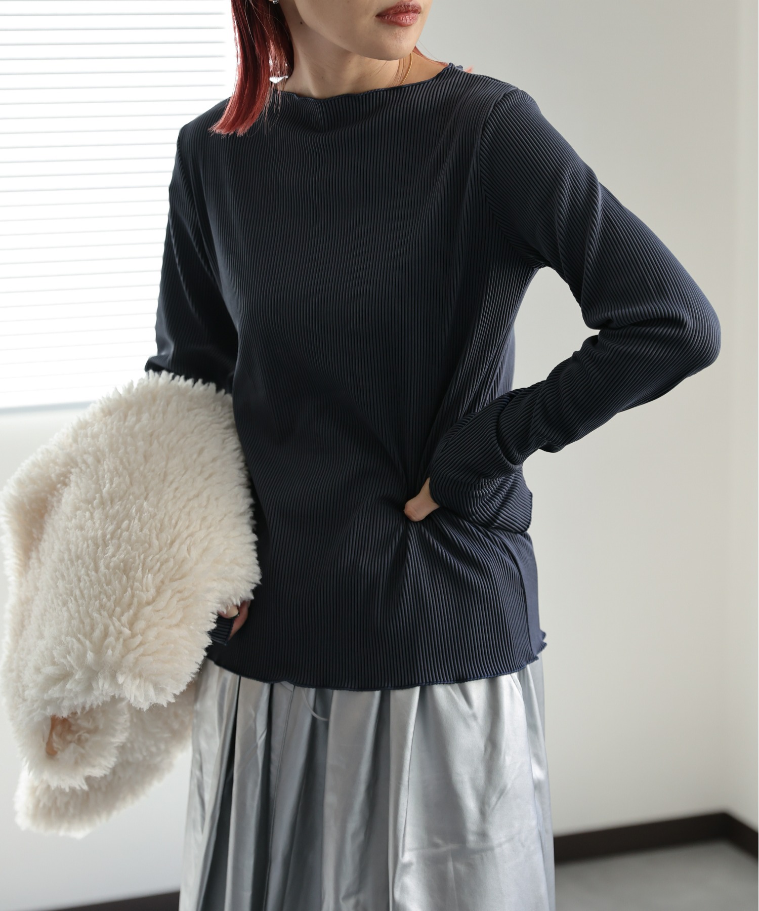 model:162㎝　着用サイズ:FREE