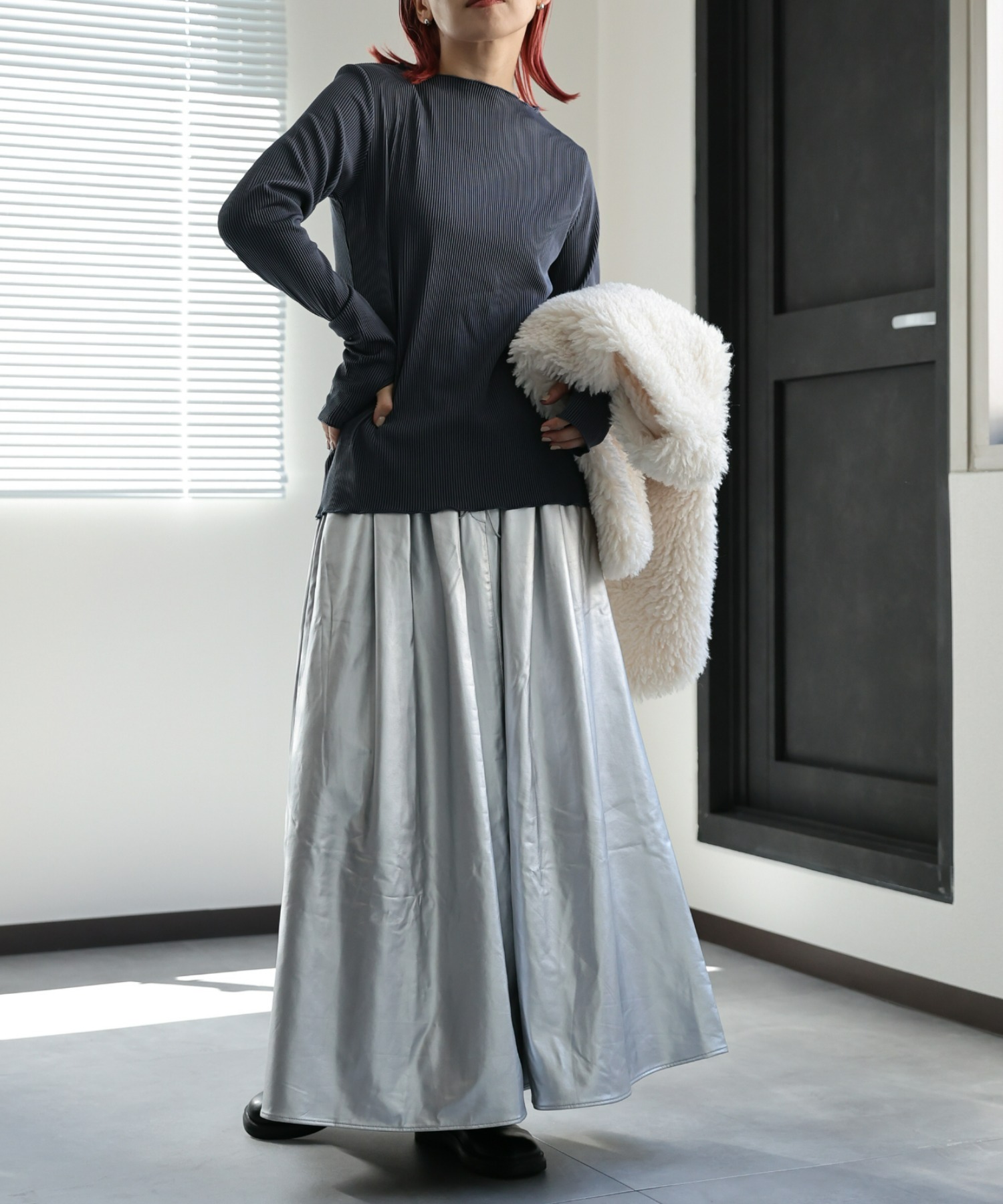 model:162㎝　着用サイズ:FREE