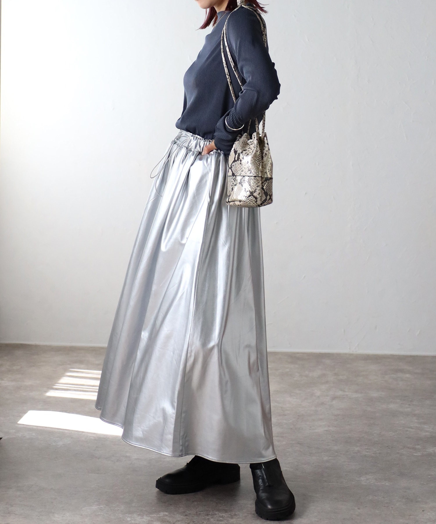 model:162㎝　着用サイズ:FREE