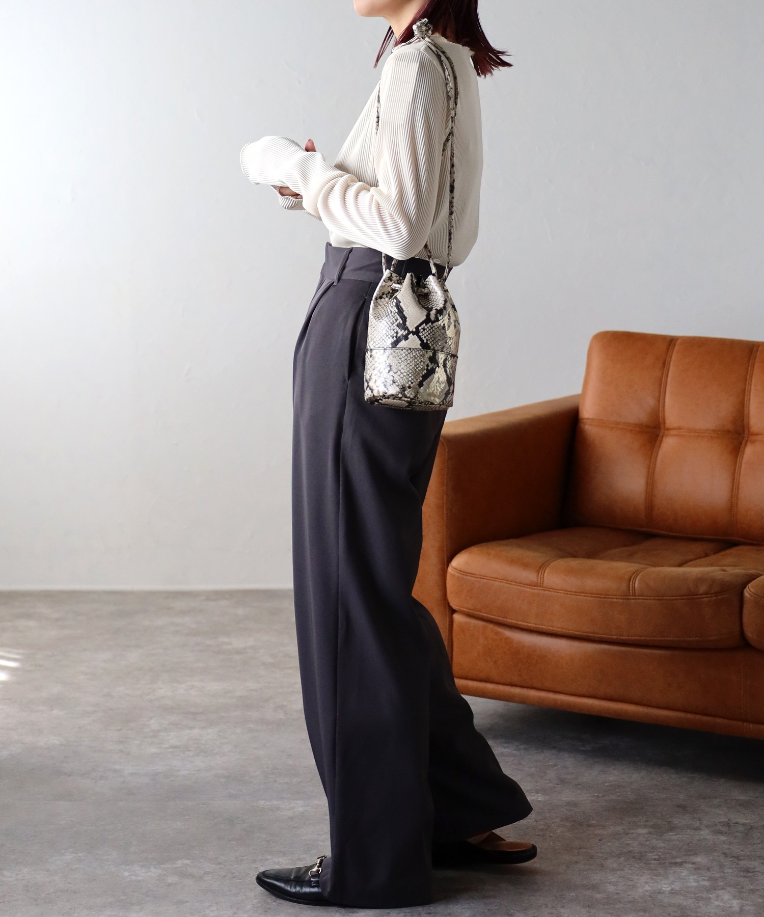 model:162㎝　着用サイズ:FREE