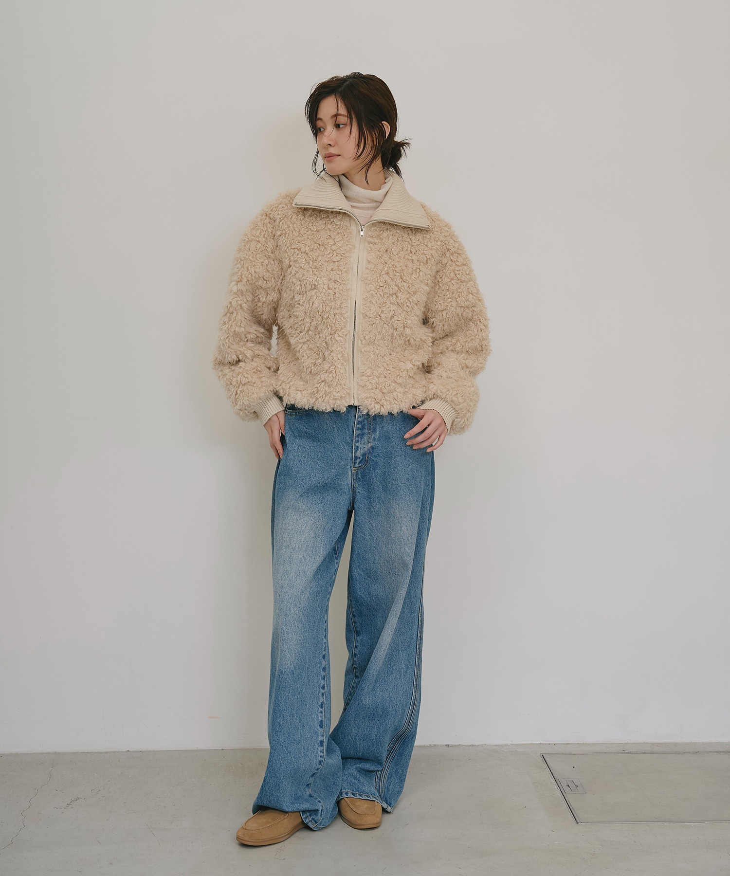model：H166　着用サイズ：F
