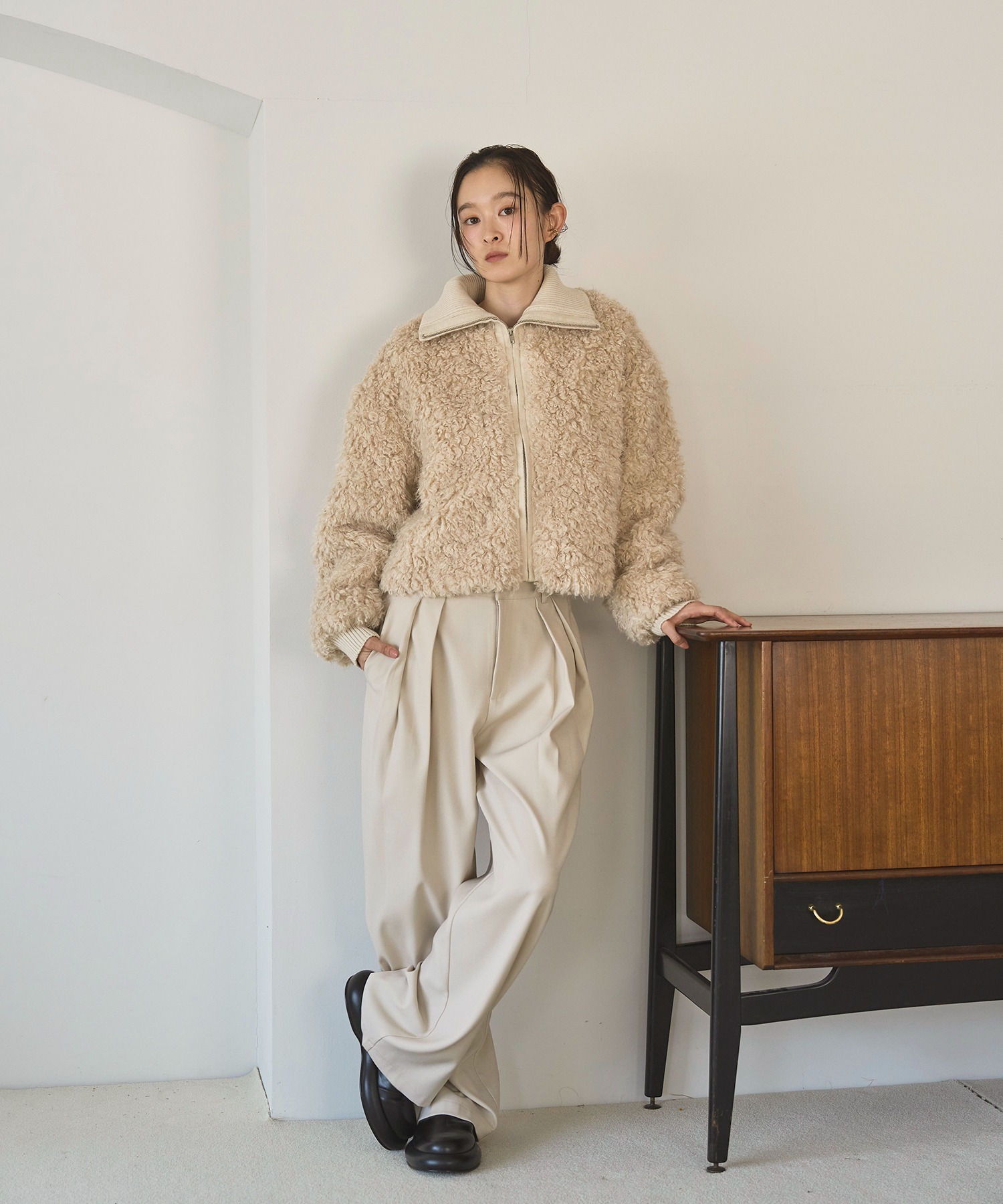 model：H163　着用サイズ：F