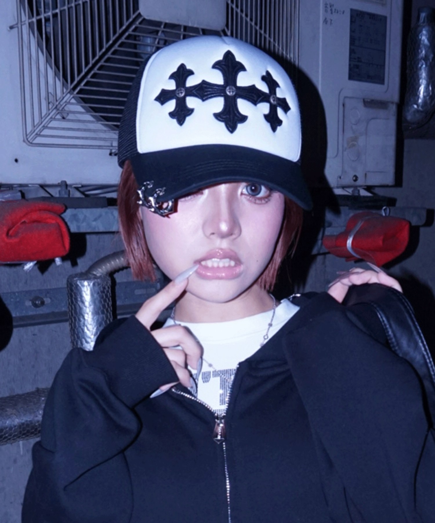 A'GEM/9 × .kom 『SUPPLIER/サプライヤー』 限定品 ピアスクロス