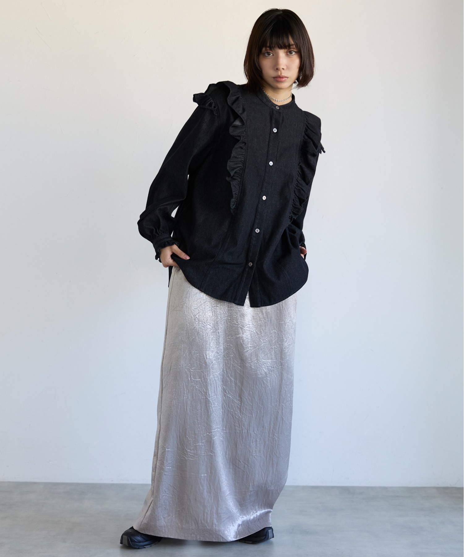 モデル身長:160cm　サイズ:FREE