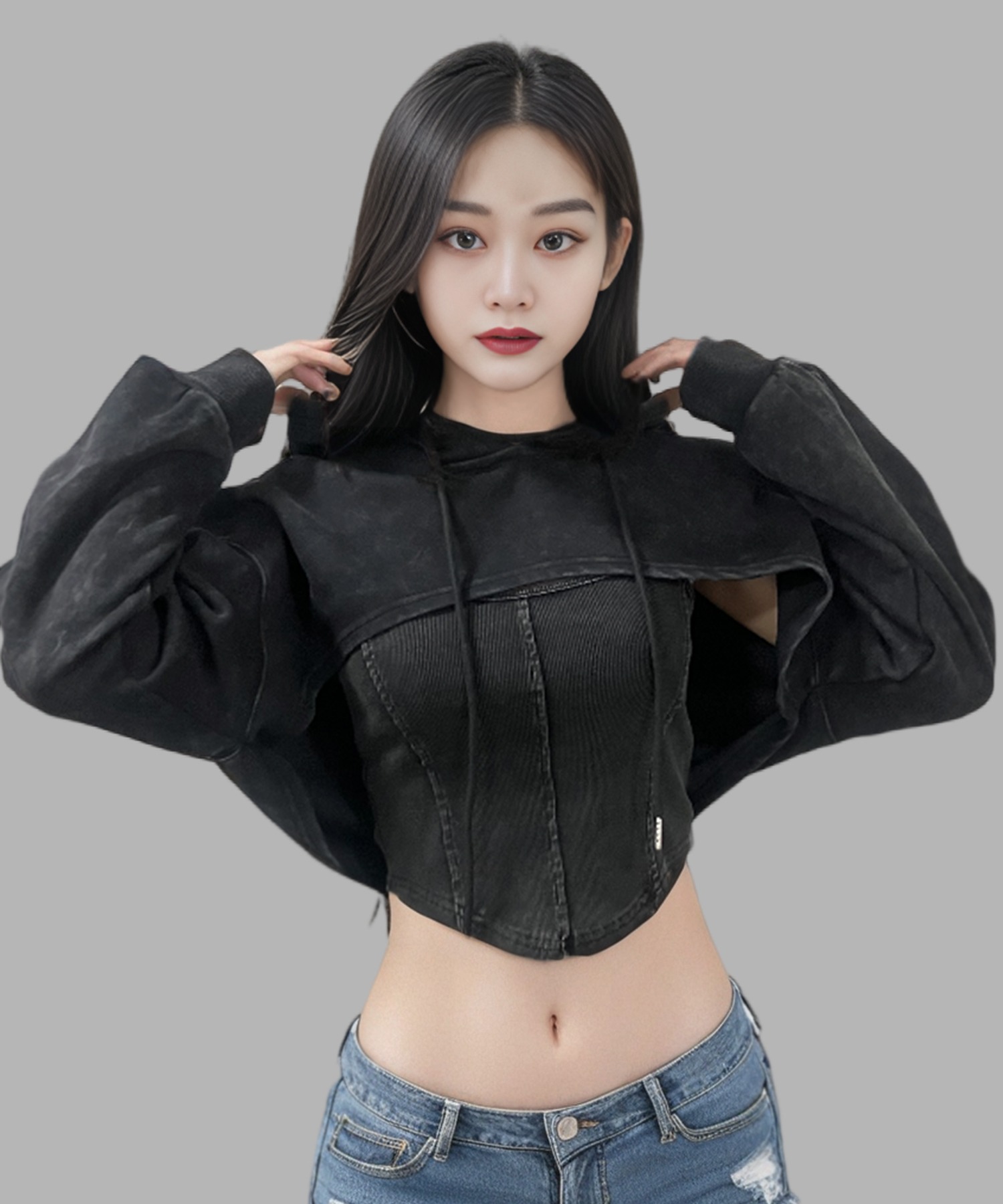 A'GEM/9 × .kom 『.KOM/ドットケーオーエム』 レイヤードクロップ