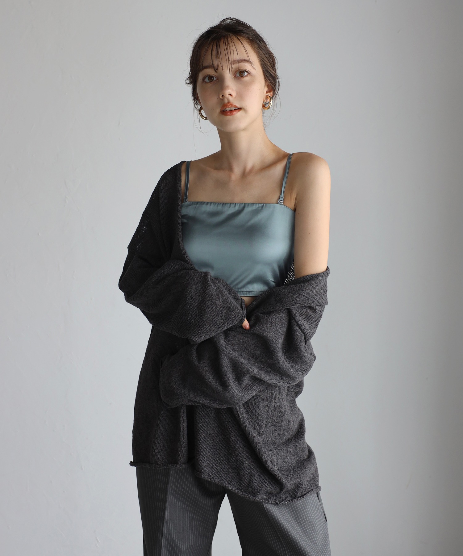 model：H159 着用サイズ：FREE