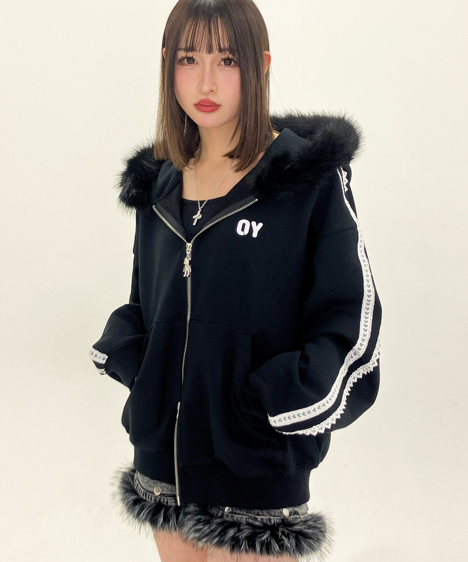 ☆フォクシー　FOXEY☆サイズ38 パーカー　旅行　ゴルフ　ビーチ 44827 Coat 