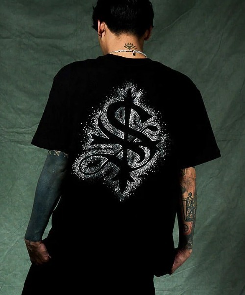 A'GEM/9 × .kom 『SUPPLIER/サプライヤー』 Spray Cross Rhinestone