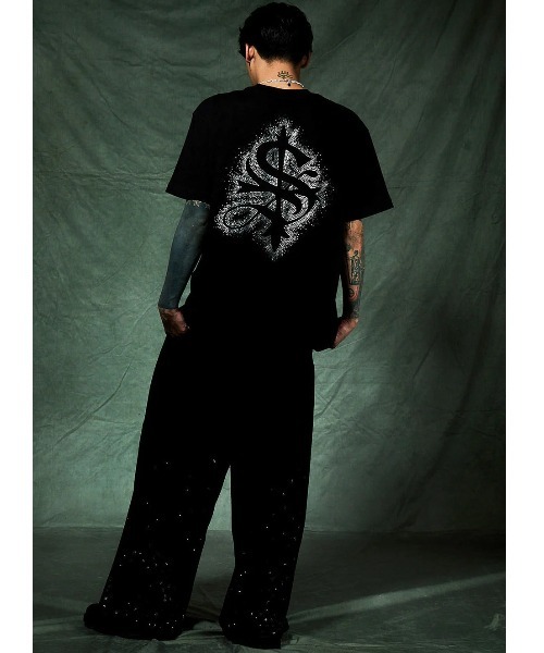 A'GEM/9 × .kom 『SUPPLIER/サプライヤー』 Spray Cross Rhinestone