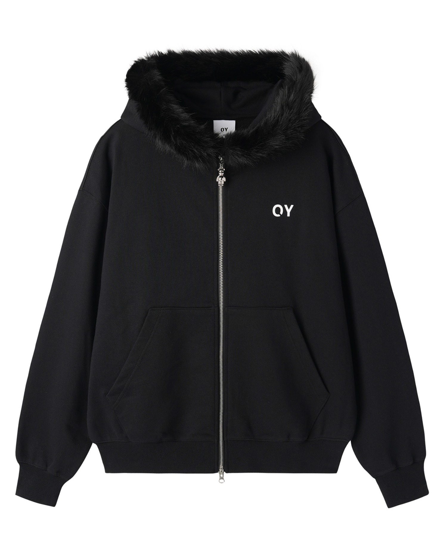 OY/オーワイ』DOLLY FAUX FUR HOODIE ZIP UP/ドリー ファーフード
