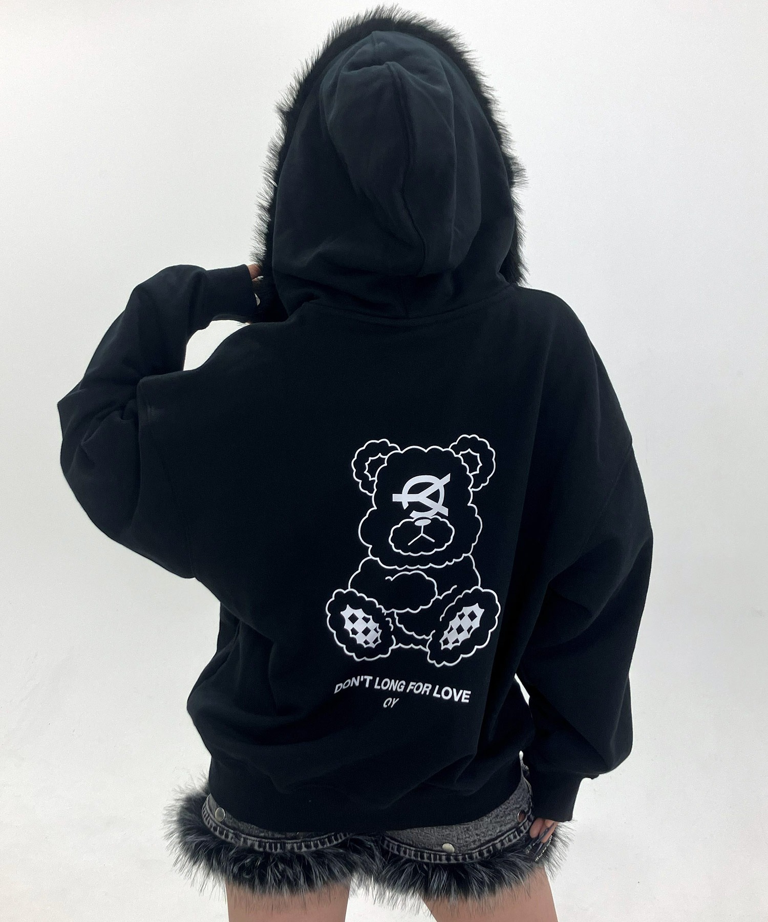 OY/オーワイ』DOLLY FAUX FUR HOODIE ZIP UP/ドリー ファーフード
