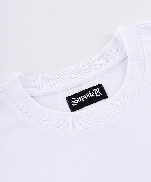 A'GEM/9 × .kom 『SUPPLIER/サプライヤー』Royal Cross Rhinestone Tee