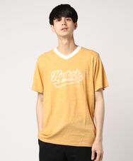HYS TRAP プリント VネックTシャツ