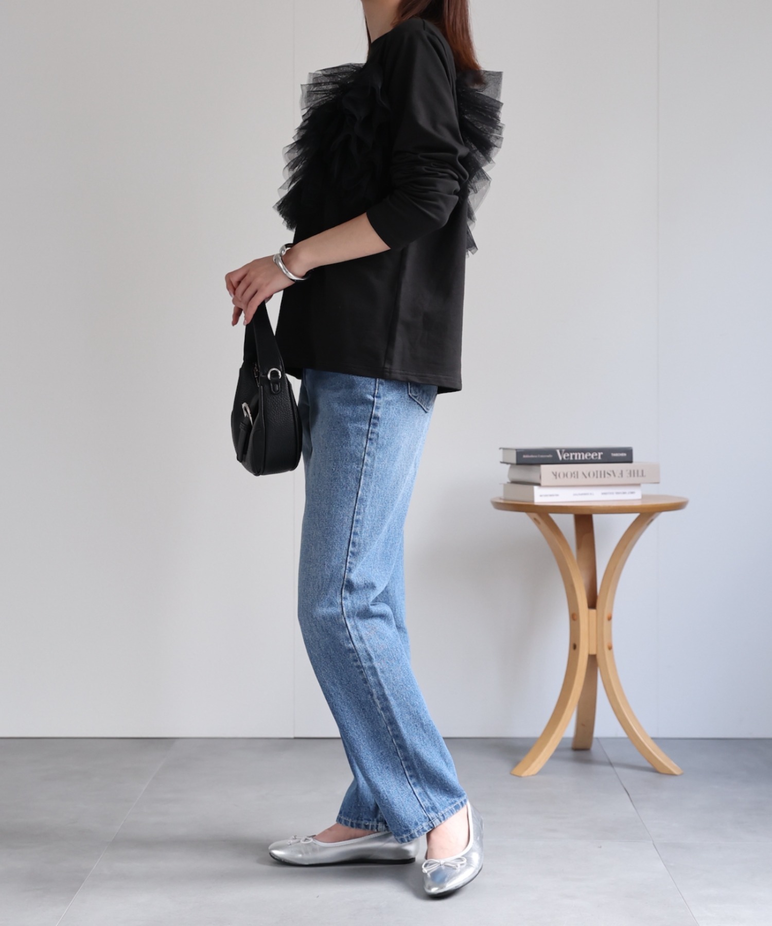 model：162cm 着用サイズ：F