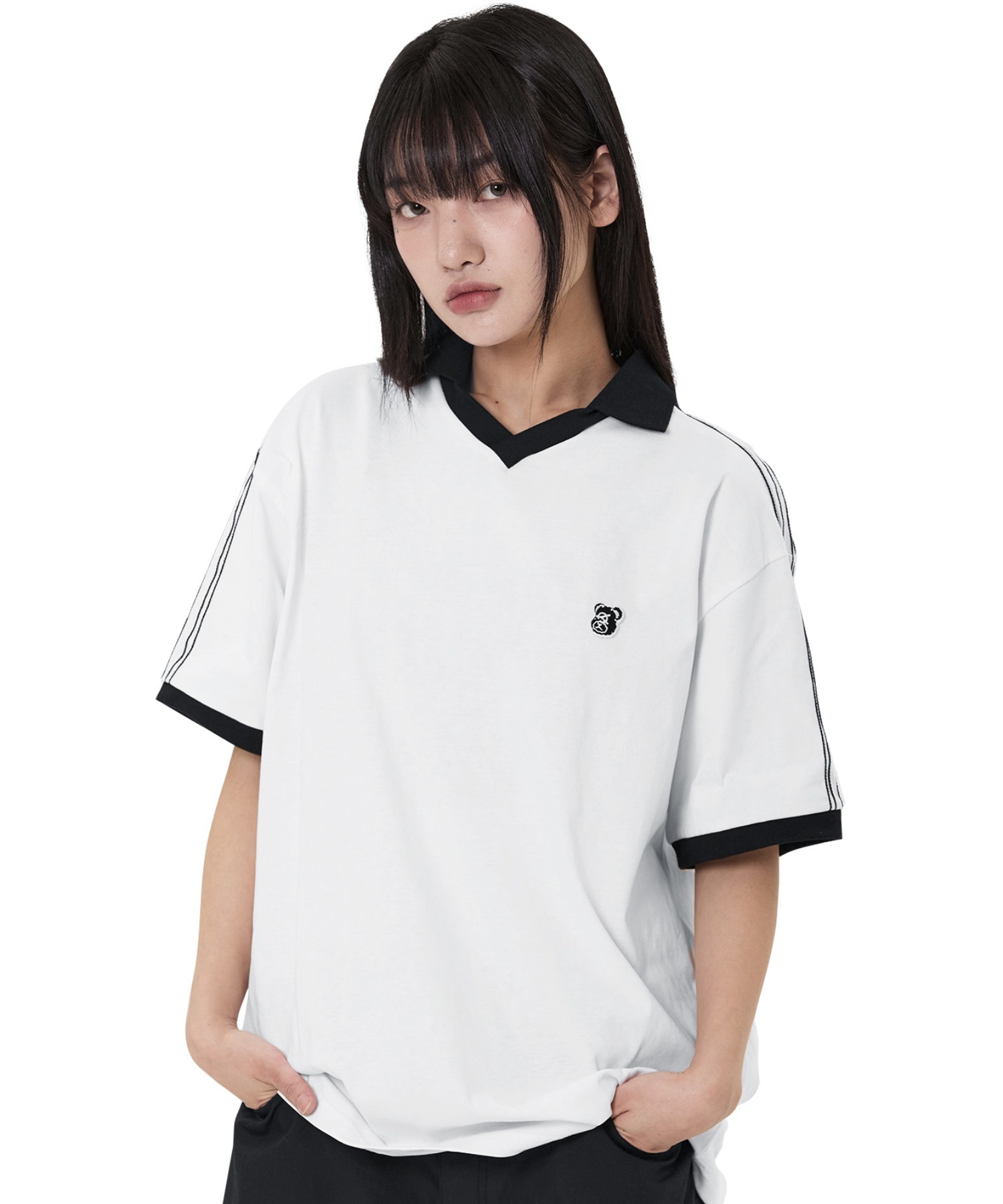 oy Tシャツ 黒 白 セット OY/オーワイ』 ARCH MOSAIC DOLLY TEE/ アーチモザイクオードリー