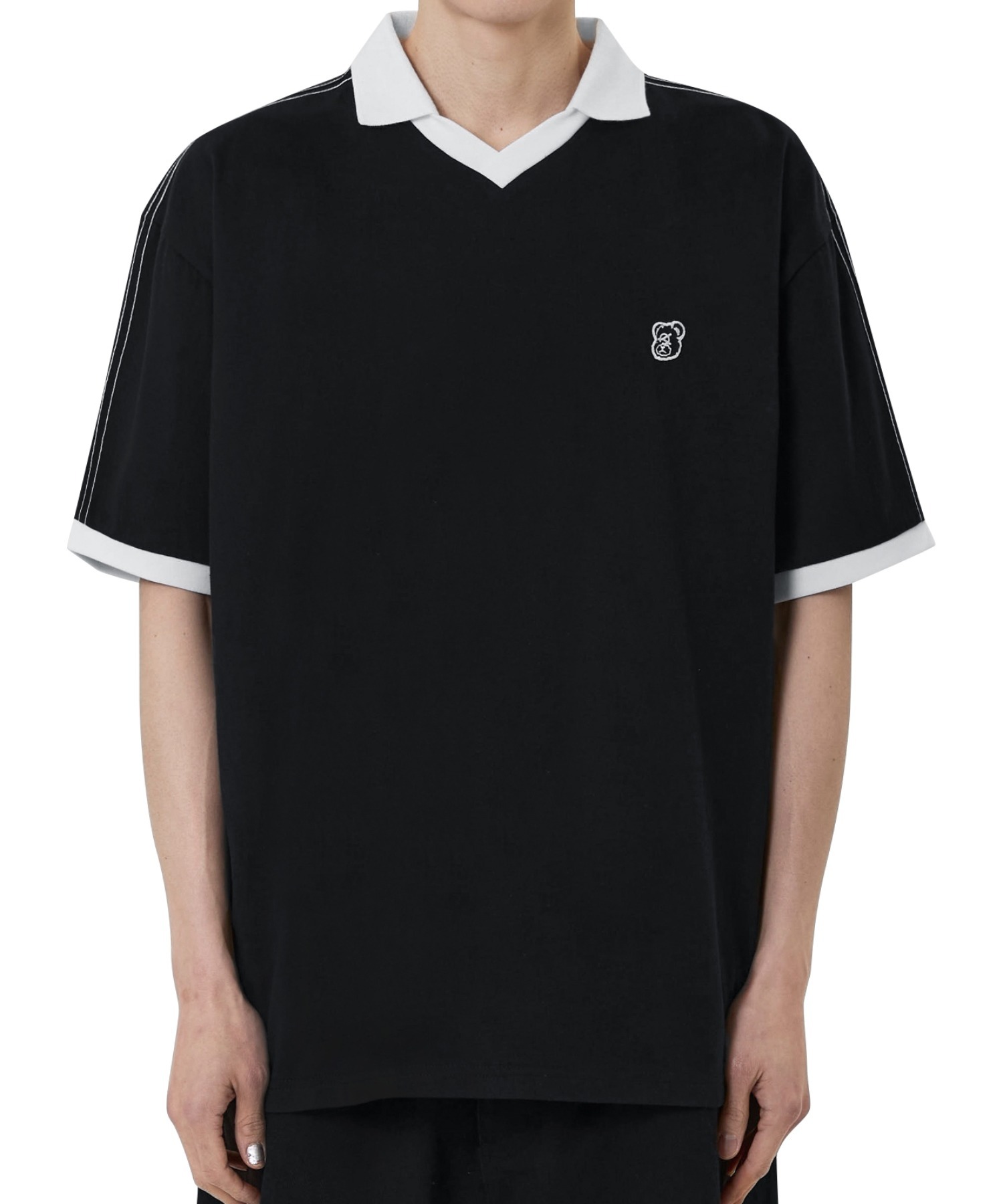 OY/オーワイ』 STITCHED COLLAR TEE/ステッチカラー半袖Tシャツ OY│A