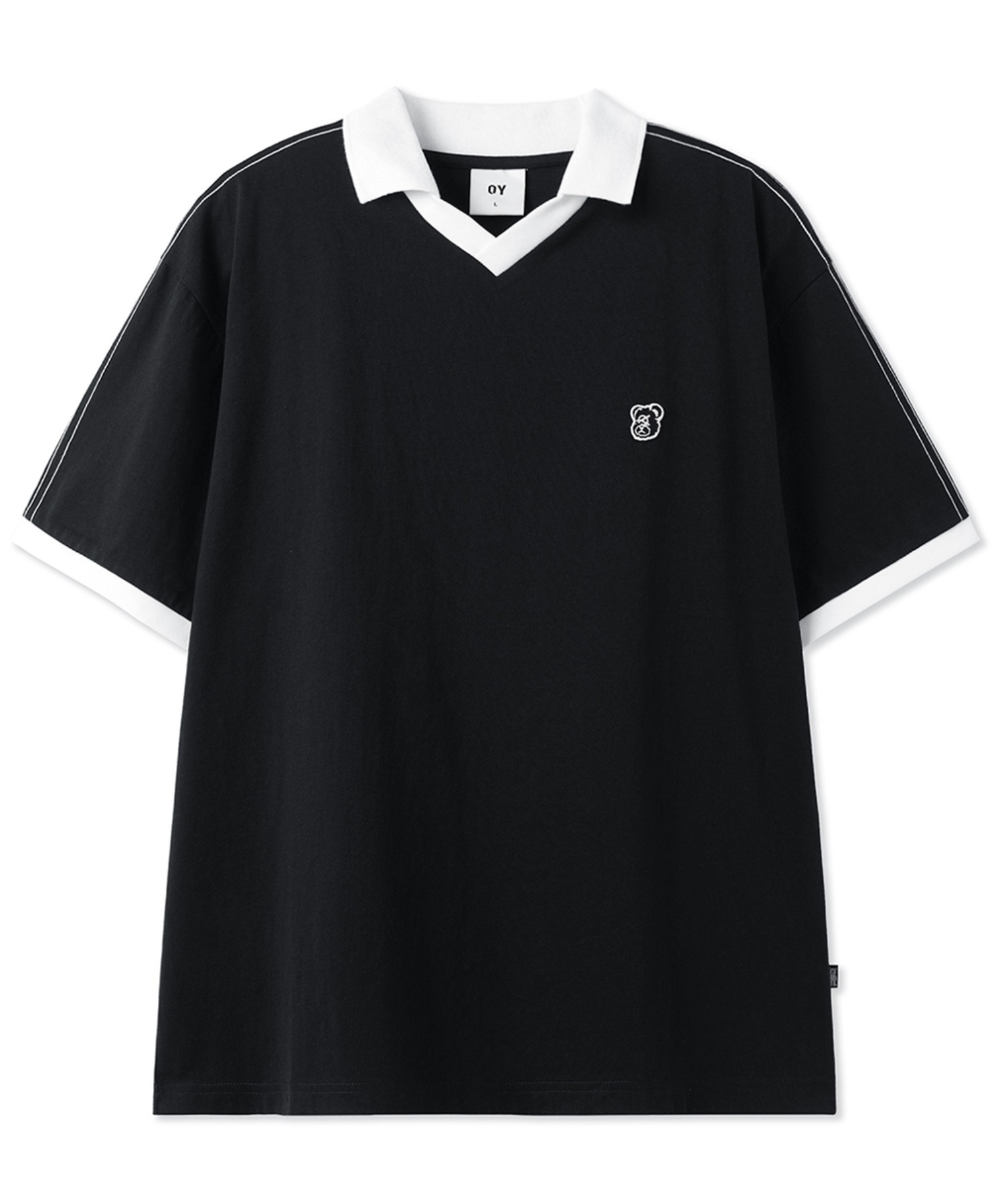 OY/オーワイ』 STITCHED COLLAR TEE/ステッチカラー半袖Tシャツ OY│A