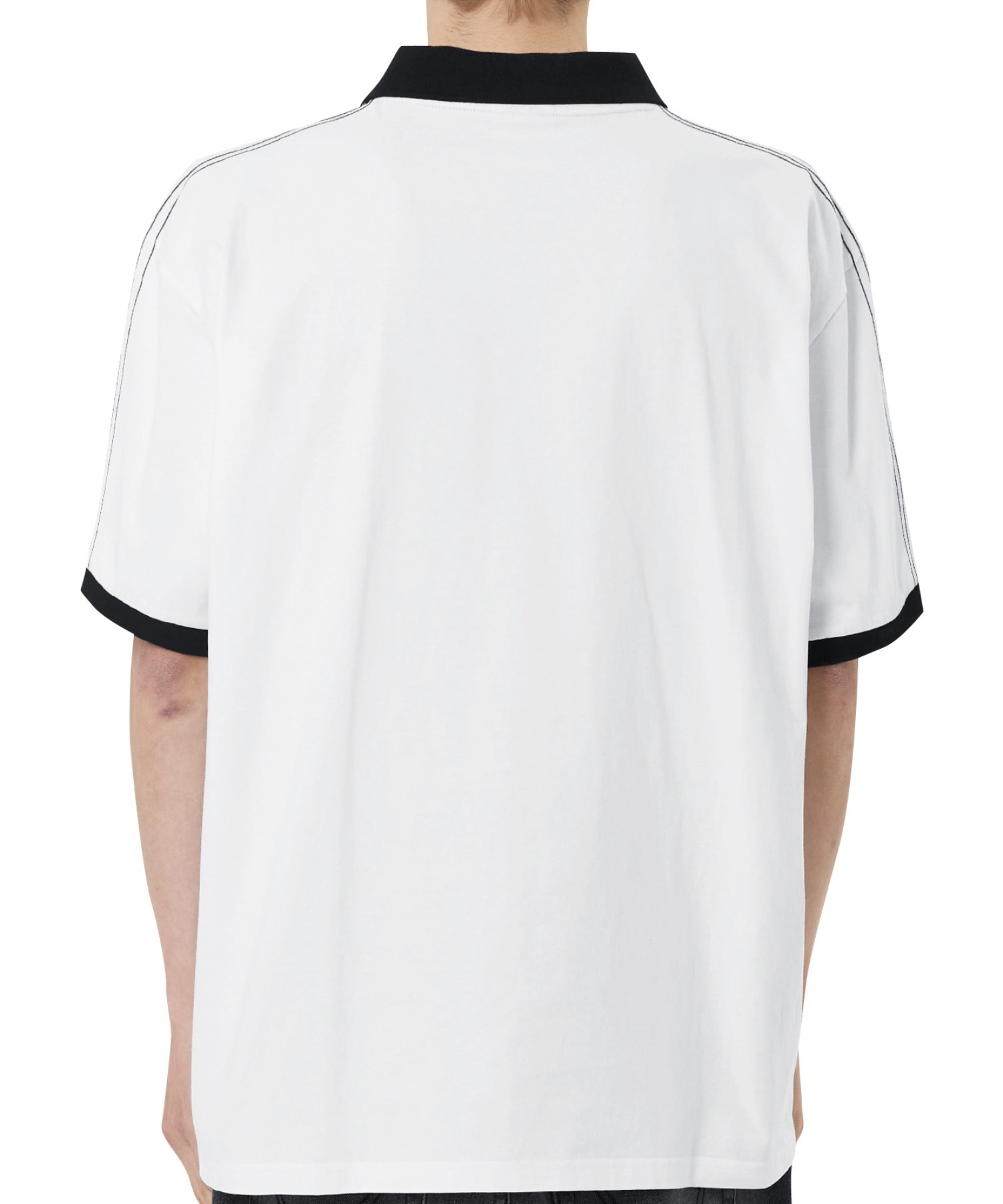 OY/オーワイ』 STITCHED COLLAR TEE/ステッチカラー半袖Tシャツ OY│A