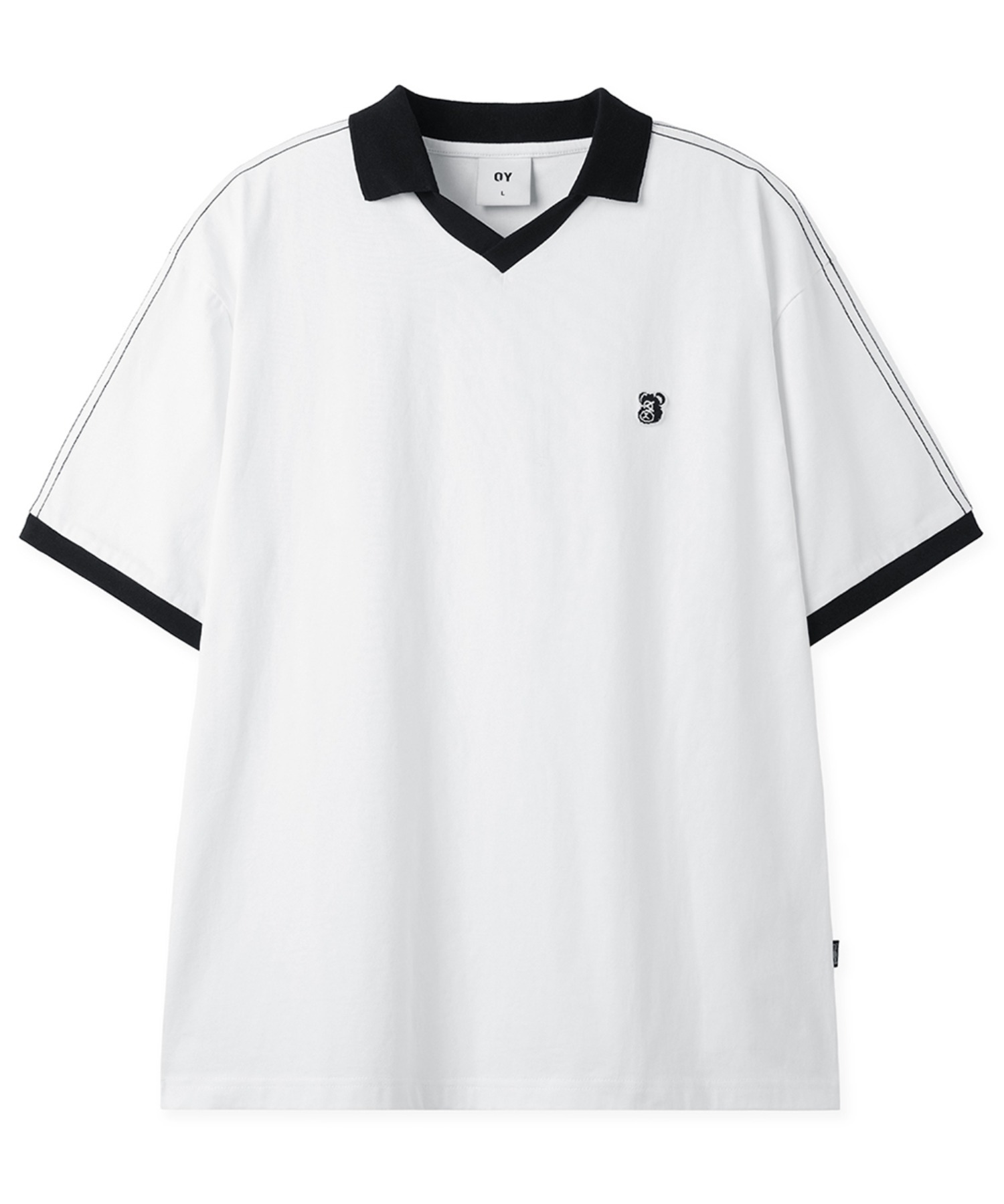 OY/オーワイ』 STITCHED COLLAR TEE/ステッチカラー半袖Tシャツ OY│A