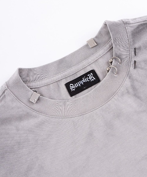 A'GEM/9 × .kom 『SUPPLIER/サプライヤー』Pierced Tribal Bones Tee